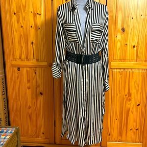 Umgee silky shirt dress